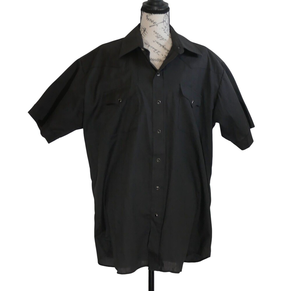 Panhandle Slim Pearl Snap Lightweight Western Vintage Shirt Size 17.5 USA